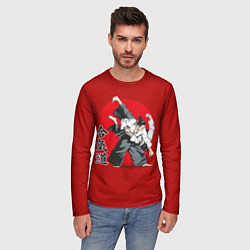 Лонгслив мужской Бойцы айкидо, цвет: 3D-принт — фото 2