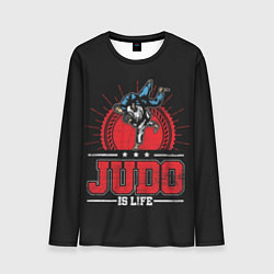 Мужской лонгслив Judo is life