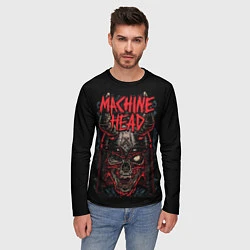 Лонгслив мужской Machine Head: Blooded Skull, цвет: 3D-принт — фото 2