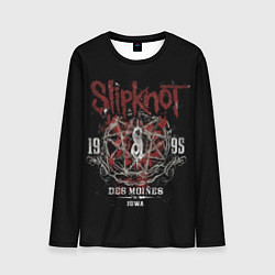 Лонгслив мужской Slipknot 1995, цвет: 3D-принт
