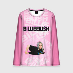 Лонгслив мужской Billie Eilish: Pink Mood, цвет: 3D-принт