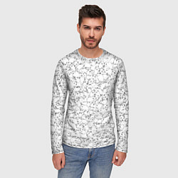Лонгслив мужской Белые мыши, цвет: 3D-принт — фото 2
