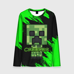 Лонгслив мужской MINECRAFT CREEPER, цвет: 3D-принт