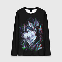 Лонгслив мужской Волк, цвет: 3D-принт