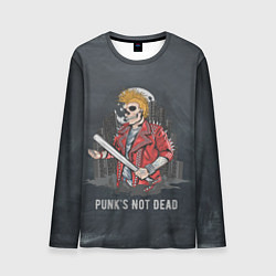 Лонгслив мужской Punk??s Not Dead, цвет: 3D-принт