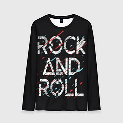 Лонгслив мужской Rock And Roll, цвет: 3D-принт