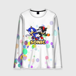 Лонгслив мужской SONIC, цвет: 3D-принт