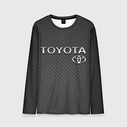Лонгслив мужской Toyota Carbon, цвет: 3D-принт