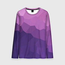Лонгслив мужской Пикси кристаллы, цвет: 3D-принт