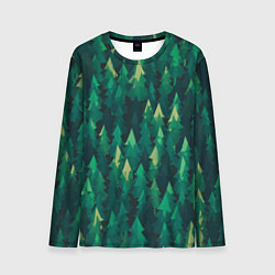 Лонгслив мужской ЛЕС, цвет: 3D-принт