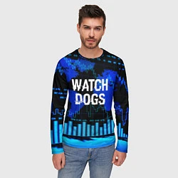 Лонгслив мужской Watch Dogs, цвет: 3D-принт — фото 2