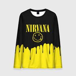 Лонгслив мужской Nirvana, цвет: 3D-принт