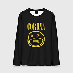 Лонгслив мужской Corona Nirvana, цвет: 3D-принт