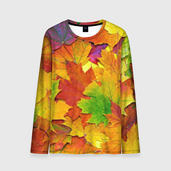 Лонгслив мужской Осенние листья, цвет: 3D-принт