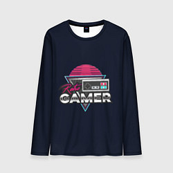 Лонгслив мужской Retro Gamer, цвет: 3D-принт