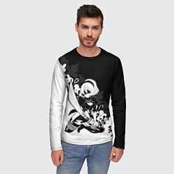 Лонгслив мужской NIER AUTOMATA, цвет: 3D-принт — фото 2