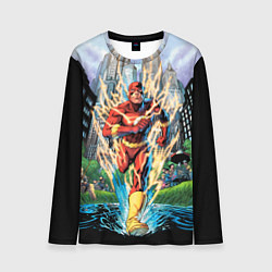 Лонгслив мужской The Flash, цвет: 3D-принт
