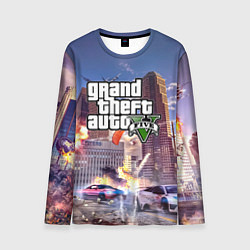 Лонгслив мужской ЭКШЕН Grand Theft Auto V, цвет: 3D-принт