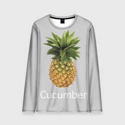 Лонгслив мужской Pineapple cucumber, цвет: 3D-принт