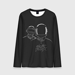 Лонгслив мужской Daft Punk, цвет: 3D-принт