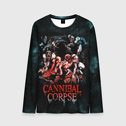 Лонгслив мужской Cannibal Corpse, цвет: 3D-принт