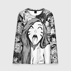 Лонгслив мужской Belle Delphine Ahegao, цвет: 3D-принт
