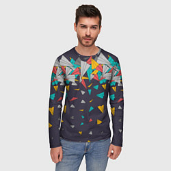 Лонгслив мужской Самолётики, цвет: 3D-принт — фото 2