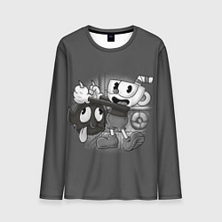 Лонгслив мужской CUPHEAD, цвет: 3D-принт