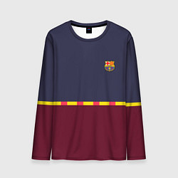 Мужской лонгслив FC Barcelona Flag and team Logo 202122