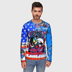 Лонгслив мужской Daft Punk american dream, цвет: 3D-принт — фото 2