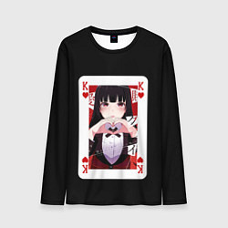 Лонгслив мужской Jabami Yumeko Безумный Азарт, цвет: 3D-принт
