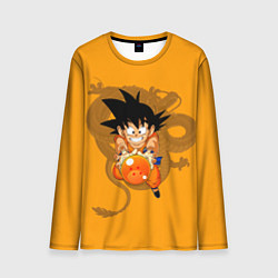 Лонгслив мужской Kid Goku, цвет: 3D-принт