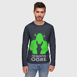 Лонгслив мужской Shrek: Im good ogre, цвет: 3D-принт — фото 2