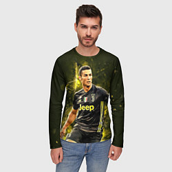 Лонгслив мужской Cristiano Ronaldo Juventus, цвет: 3D-принт — фото 2