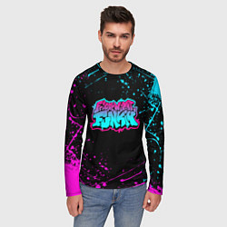 Лонгслив мужской FRIDAY NIGHT FUNKIN NEON, цвет: 3D-принт — фото 2