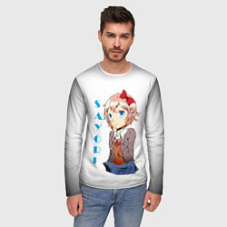 Лонгслив мужской Doki Doki SAYORI, цвет: 3D-принт — фото 2