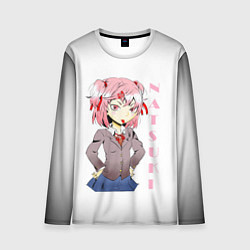 Лонгслив мужской Doki Doki NATSUKI, цвет: 3D-принт