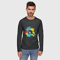 Лонгслив мужской Пинг-понг, цвет: 3D-принт — фото 2