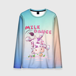 Лонгслив мужской Milk dance, цвет: 3D-принт