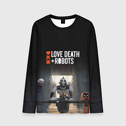 Лонгслив мужской Love, Death and Robots, цвет: 3D-принт