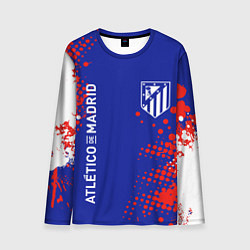 Лонгслив мужской ATLETICO DE MADRID АТЛЕТИКО, цвет: 3D-принт