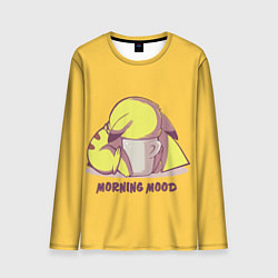 Лонгслив мужской Pikachu morning mood, цвет: 3D-принт