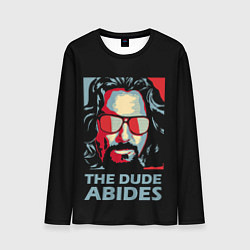 Лонгслив мужской The Dude Abides Лебовски, цвет: 3D-принт