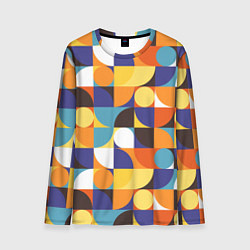 Лонгслив мужской Геометрия, цвет: 3D-принт