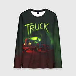 Лонгслив мужской Truck neon, цвет: 3D-принт