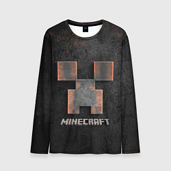 Лонгслив мужской MINECRAFT TEXTURE IRON, цвет: 3D-принт