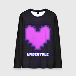 Мужской лонгслив UNDERTALE PURPLE HEART