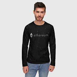 Лонгслив мужской Ethereum, цвет: 3D-принт — фото 2