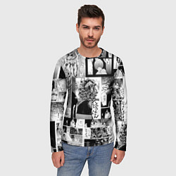 Лонгслив мужской Девочка, которая видит это, цвет: 3D-принт — фото 2