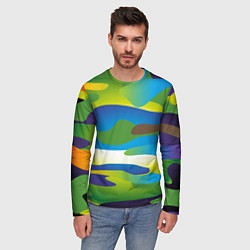 Лонгслив мужской CAMOUFLAGE 2022, цвет: 3D-принт — фото 2